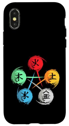 Tai Chi Ejercicio chino Meditación china Entrenamiento Qigong Carcasa para iPhone X/XS