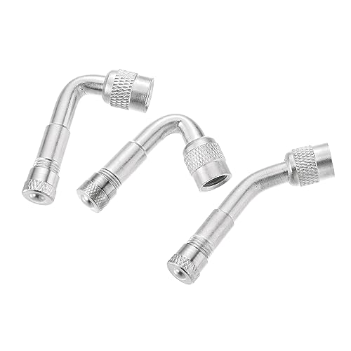 Image of X AUTOHAUX 8pcs Tire Valve Stem Extension 2 Flexible Dual Valve Stem Extender Pipe 3.9 inch 6 Multi Degree 45 90 135 Adapter for Car Truck Motorcycle Bike Trailer RV