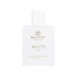 Bella Vita Luxury White Oud Eau De Parfum Unisex Perfume for Men & Women with Orange, Fressia & Tobacco|Woody Long Lasting EDP Fragrance Scent, 100 Ml