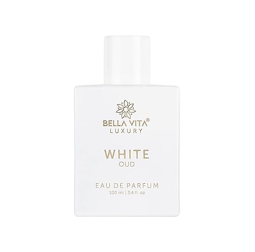 Bella Vita Luxury White Oud Eau De Parfum Unisex Perfume for Men & Women with Orange, Fressia & Tobacco|Woody Long Lasting EDP Fragrance Scent, 100 Ml