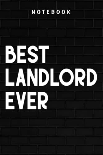 Landlord - Best Landlord Ever Graduation New Gift Unisex Meme: Goal, Business,Daily...