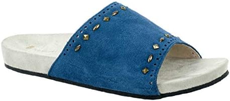 REVITALIGN Women's Slide Sandal, Mediterranean Blue, 11 | Image 2