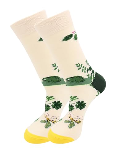 Real Sic Fun Socks for Men and Women - Cozy Cotton Dress Socks with Colorful Designs - Cool, Casual, Pet Patterned