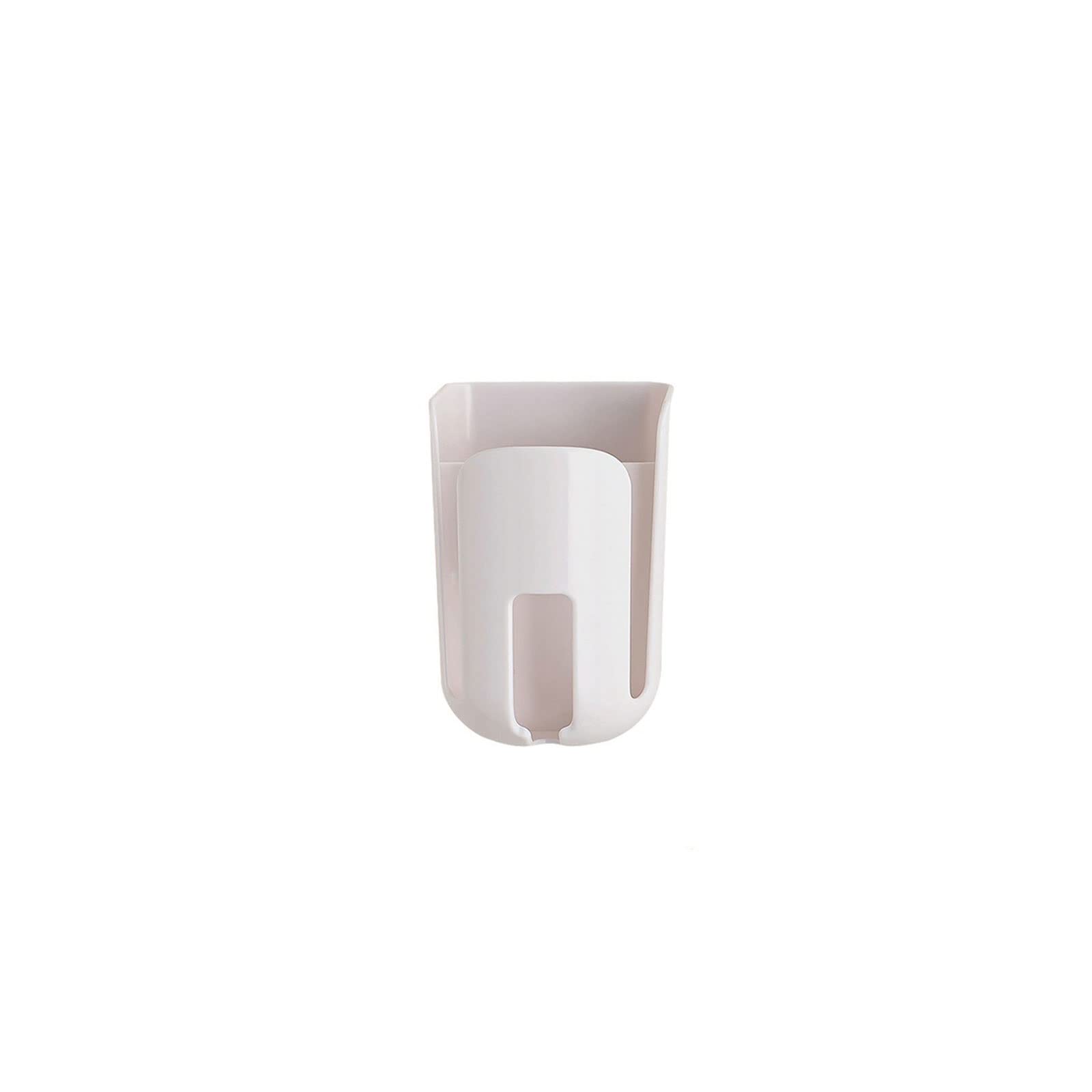 JINGYAN Toothbrush Holders 1pc White Multi-function Toothbrush Holder Wall-mounted Cup Waterproof Finishing Machine Bathroom