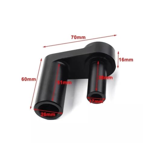 Rehausseur guidon moto BMW R1200RT et R1250RT adaptateur réglable 1.625 pouces - 4