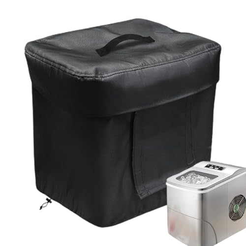 Escudo para fabricante de hielos: cubierta de máquina de hielo aislada, protección contra el frío | Escudo aislante impermeable a prueba de polvo y calor, tapa portátil para máquina de cubitos de