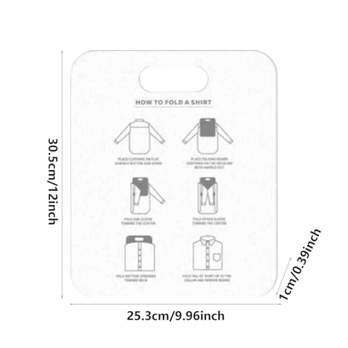 Tablero para carpetas de camisas - Tablero plegable para camisetas, organizador de camisetas duradero | Tabla plegable para camisas, tabla plegable para ropa fácil de doblar, carpeta de tela resistent