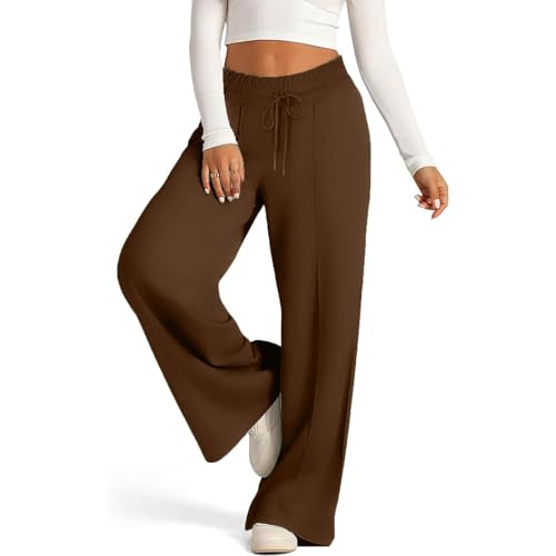 Wide Leg Sweatpants Women High Waisted Baggy Joggers Loose Fit Athletic Sweatpants Soft Lightweight Joggers 2025