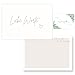 Wünschekarten Hochzeit – 50, 75 oder 100 Karten DIN A7, matt, beschreibbar mit jedem Stift – für Wunschbaum, Traurituale & Gästebuch – Beige Rosa Eukalyptus Gold Grün - Blanko