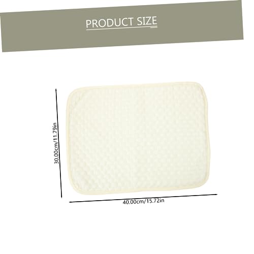 COLLBATH Sommer Kühlmatte Für Haustiere Aus Atmungsaktivem Eisfaserstoff Kleine Kühlunterlage Für Hunde Kaninchen Und Hamster Vielseitig Für Zuhause Und Reisen