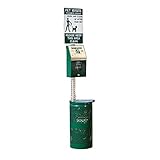 Dogipot 1003HP-L Pet Station Includes Sign, Header Pak Dispenser, Steel Receptacle, Header Pak Bags and Liner Trash Bags, Forest Green