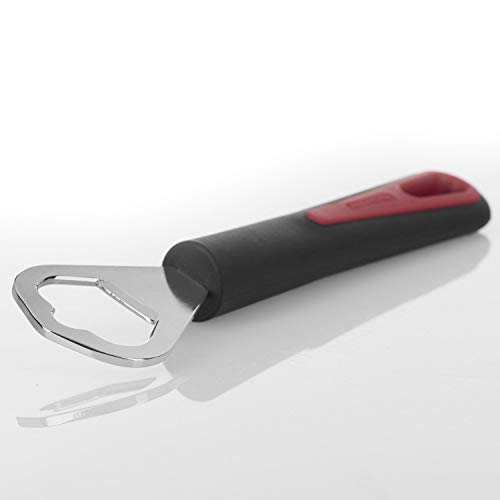 Westmark Flesopener, verchroomd, lengte: 17 cm, staal/kunststof, Gallant, zwart/rood, 29082270 - Afbeelding 6