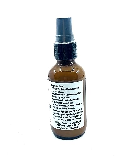 DNA CODE Skin Care OIL FREE-DMAE+MSM+NIACIN Firming Moisturizer, 100% Pure Hyaluronic Acid +Matrixyl 3000