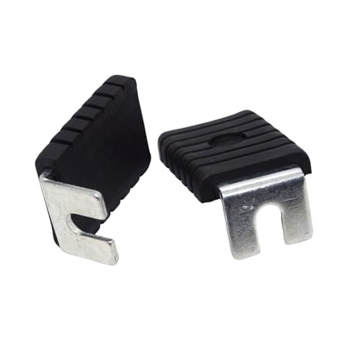 Menolana 2X Bike Rear Pedals Bicycle Foot Pegs Replacement Foot Plates Nonslip for Road Bike Cycling Accessory Rear Seat Footrests