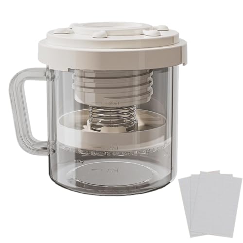 Maker - -Maschine | wiederverwendbarer Joghurrt Makerr Filter mit Deckel | Feinmaschige Presse Typ wiederverwendbar | Multifunktionale Küchenwerkzeuge für Schlafsaal, Miete, Wohnung, Restaurant Maker - -Maschine | wiederverwendbarer Joghurrt Makerr Filter mit Deckel | Feinmaschige Presse Typ wiederverwendbar | Multifunktionale Küchenwerkzeuge für Schlafsaal, Miete, Wohnung, Restaurant