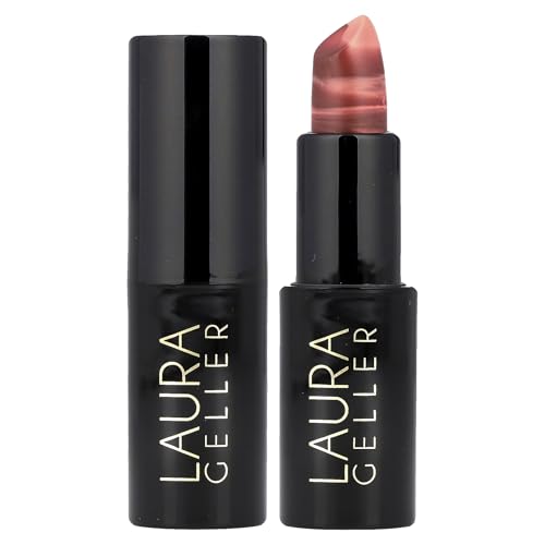 LAURA GELLER NEW YORK Italian Marble Sheer Lipstick - Honey Bun - Hydrating & Lightweight - Vitamin E & Caster Seed Oil - Cream Finish