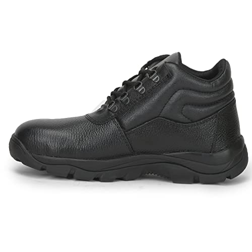 Image of Liberty Freedom Armour-AK Lacing Safety Shoes for Men | Leather Sole| Water Resistance |Padded Foam Insole| Comfortable for All Weather | Shock Absorber|