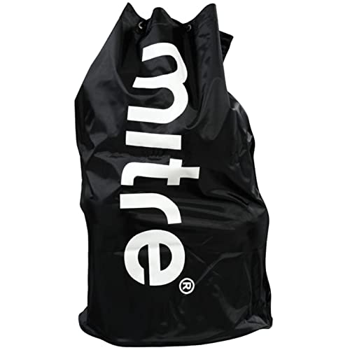 Mitre Football Bag | Heavy Duty | Adjustable Straps Black 20 Balls