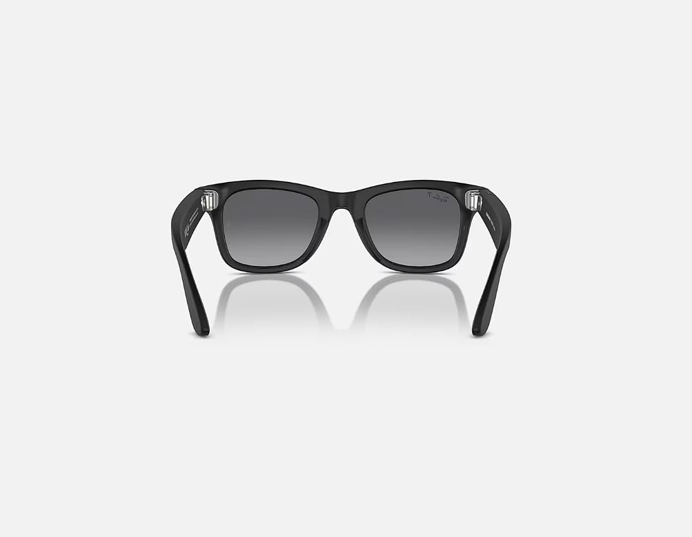 Ray-Ban Meta Brille Wayfarer, Mattschwarz/polarisierter Gradient Graphit, Regular