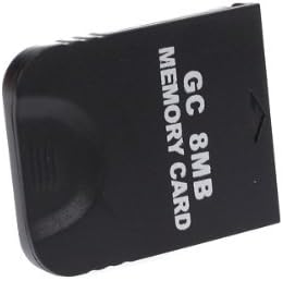 8MB GC Memory Card for Nintendo Wii GameCube, Black