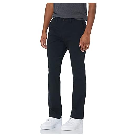 Amazon Essentials Pantalon extensible avec coupe athlétique pour homme, noir, 30W x 34L