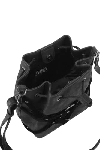 Killstar Faye Realm Bag Gothic O-Ring Grunge Punk Drawstring Studded2