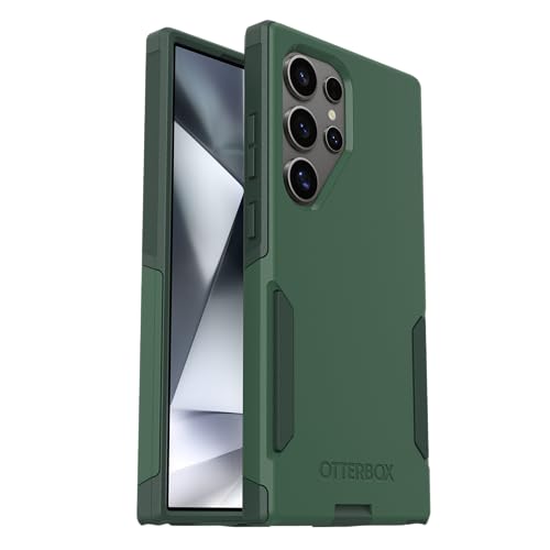 OtterBox Samsung Galaxy S24 Ultra (Only) - Commuter Series Case - Trees Company (Green) - Slim & Tough - Pocket-Friendly - with Port Protection - Non-Retail Packaging by OtterBox - Used condition - US$26.21