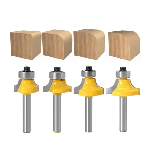Fraise pour bois roulement 6mm outil de profilage quart de rond