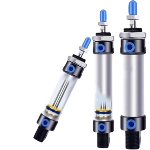 Cilindro neumático de doble efecto MAL serie mini con carrera de 25mm 7
