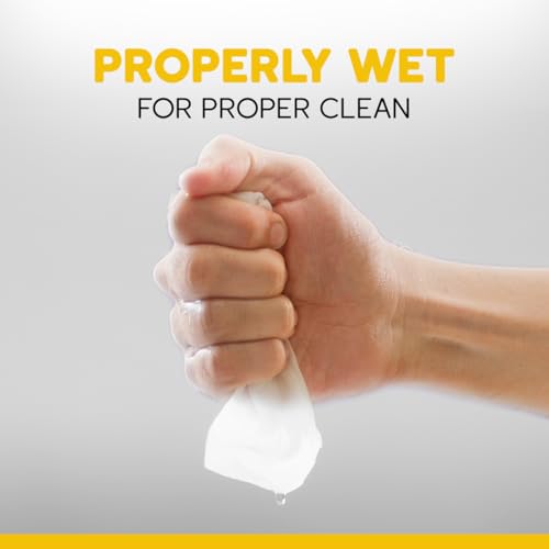 Image of Flushable Wet Wipes, 6 Pack (288 Wipes), New & Improved Lemon Fresh, Disposable, Biodegradable, XL, Aloe & Vitamin-E, Marine Life Friendly, Utterly Smooth, Bespoke Freshness, Irresistible!