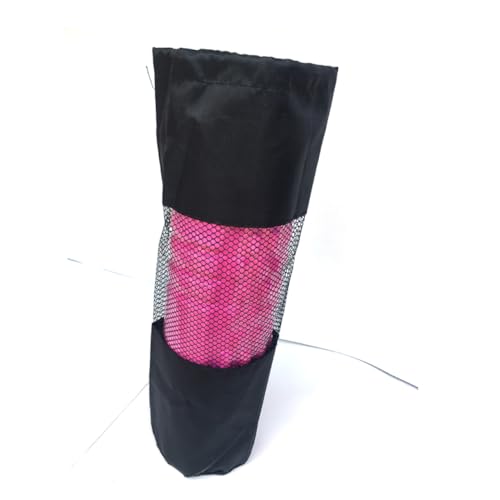 Mikinona 3Pcs Multifunctional Mesh Storage Bags Lightweight Black Roller Sports Bag for Camping Travel Gym Breathable Drawstring Design for and Easy Organization4