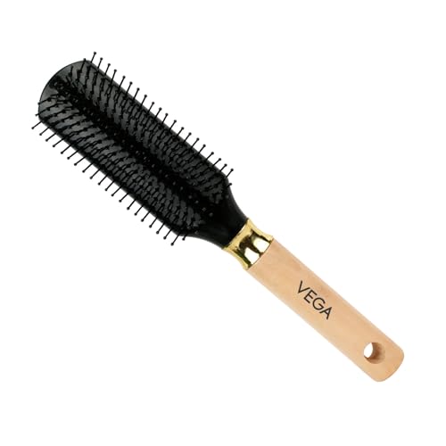 Vega Flat Hair Brush (India’s No.1* Hair Brush Brand) For Women And Men, Regular Hair Brush (E1-FB) For Rs. 172 @ 47 %