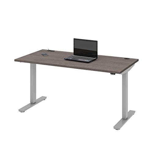 Bestar Upstand Electric Standing Desk 60W x 30D Bark Grey