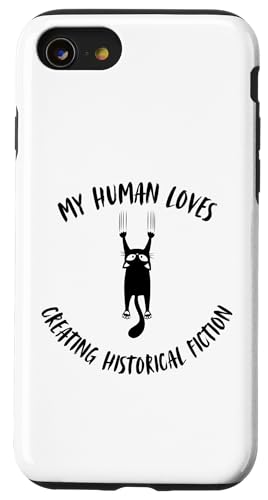 Il mio umano ama creare romanzi storici - Cat Parent Custodia per iPhone SE (2020) / 7 / 8