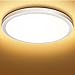 Produktbild Led Deckenleuchte Flach Rund Deckenlampe 18W - Modern Warmweiß 3000K 1600LM Led Lampen Led Deckenbeleuchtung für Badezimmer Schlafzimmer Wohnzimmer Küche Bad Keller Balkon,Ultra Dünn Ø 230*H24mm IP44
