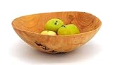 Umweltfreundlich Gedrechselte Schale, Obstschale, Dekoschale, Holzschüssel ∅29,5-31 cm Handarbeit aus Deutschland, massives Birnenholz, Holzschale, unikat, nachhaltig, umweltfreundlich, Birnenholz