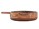 Holzpfanne Deko Pfanne Holz 32x25cm Schale Akazie massiv