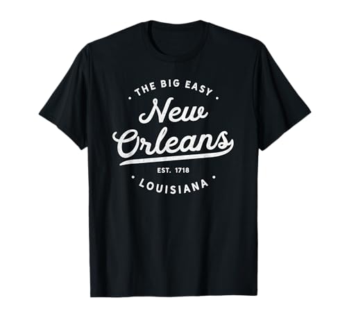 Classic Retro Vintage New Orleans Louisiana Big Easy NOLA T-Shirt