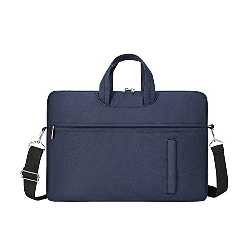 Sac à main pour ordinateur portable bleu et imperméable doté d'une bandoulière confortable