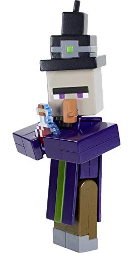 Minecraft Witch 3.25 3.25" Scale Video Game Authentic Action Figure With Accessory And Craft-A-Block #TOP3
