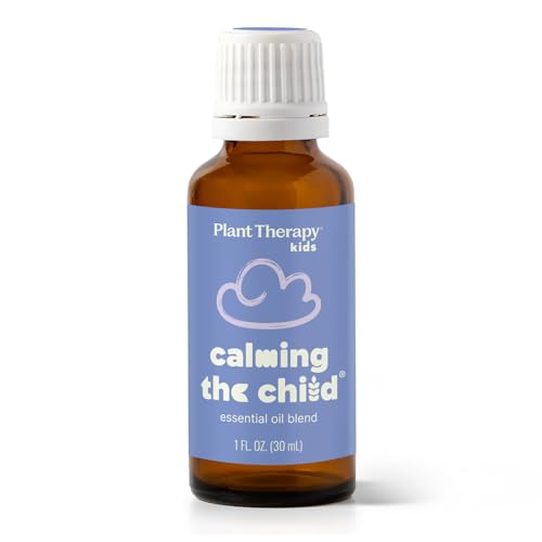 Plant Therapy Kids Calming The Child Essential Oil Blend 30 mL (1 oz), 100% Pure, KidSafe, Undiluted, Relaxing Aromatherapy for Sleep, and Stress Relief