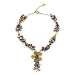 NOVICA Multi-Gemstone, Serpentine and Carnelian Adjustable Y-Necklace, 15.5",'Dazzling Flower Bloom'