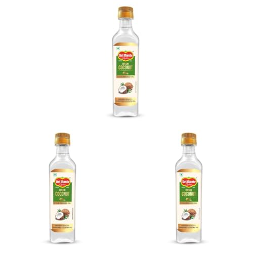 Image of Del Monte Multipurpose Cold Pressed Virgin Coconut Oil 250ml | 100% Pure & Unrefined | Rich Aroma & Flavour | Ideal for Daily Cooking, Massage, Hair & Skin Care | Cholesterol Free | 60% MCT | Low Trans Fat Oil