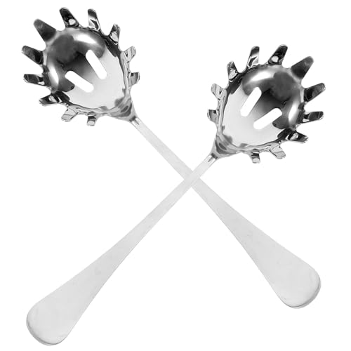 Cuchara para espaguetis IMIKEYA de acero inoxidable resistente con mango ergonómico 2