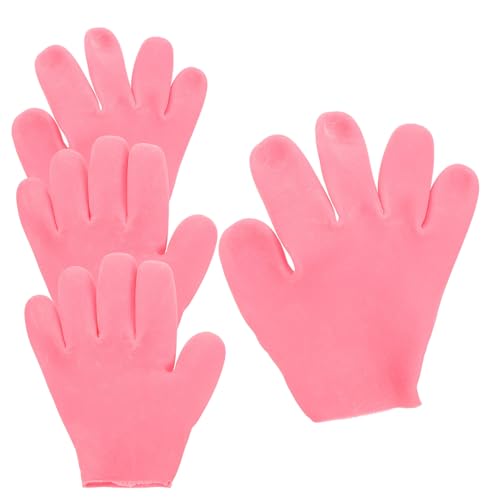HAPINARY Silicone Gloves for Dry Hands 2 Pack Overnight Moisturizing Gloves for Women Hand Moisturizer for Women