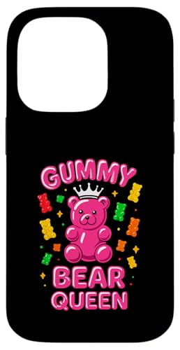 Gummy Bear Queen Funny Candy Lovers �K�[���Y �L�b�Y ���f�B�[�X �X�}�z�P�[�X iPhone 14 Pro �p
