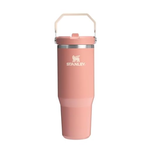 STANLEY Flip Straw Tumbler 1.0 Botella Agua con Pajita 0.89L - Conserva el Frío 12 Horas - Termo Agua Fria - Acero Inoxidable - Sin BPA - Fácil de llevar - Apta Para Lavavajillas - Sienna