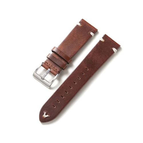 Bracelet de montre en cuir 22mm 20mm libération rapide pour un style quotidien élégant