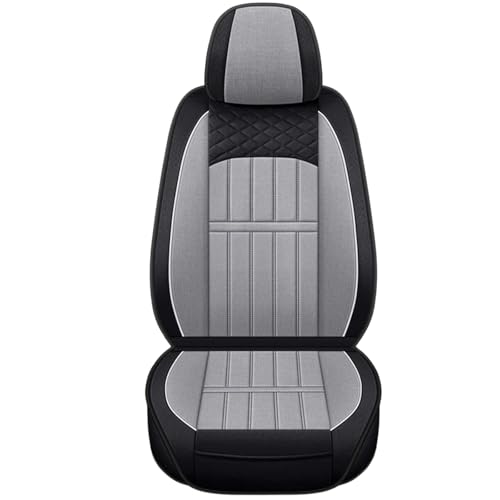 トヨタ エスティマ 50系ESTIMA 50系 2006.7〜2019.10現行に適用車シートカバー座布団 防水 全天候型汚れ防止 取付簡単 滑り止め 収納便利クッションプロテクター前後席背もたれ耐摩耗性通気リネン素材(グレー,枕なし)