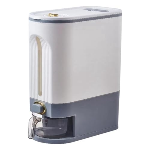 Rordigo 1 Stück -Aufbewahrungsbox, Versiegelter Reisspender, Kapazität, Getreide-Aufbewahrungsdose, Eimer, Tiernahrungsbehälter, Langlebig, L,